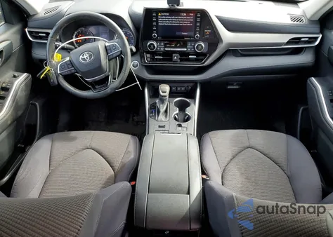 2021 Toyota Highlander L z USA, uszkodzony, nr VIN 5TDBZRBH9MS524904